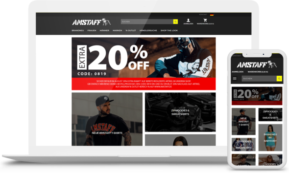 Amstaff Wear Shop von Star Designz